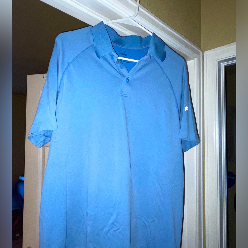 Fabletics Blue Short-sleeve polo (size L)